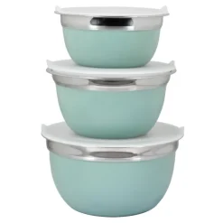 Online THE ORGANIZED KITCHEN Lot de 3 bols a mixer avc couver