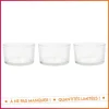New SIMPLY Lot de 3 coupelles en verre
