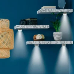 Clearance SIMPLY Lot de 3 lumieres led poussoir