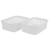 Best SIMPLY Lot de 2 mini paniers 20x15x6cm