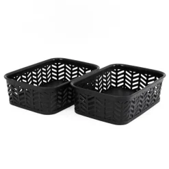 Best SIMPLY Lot de 2 mini paniers 20x15x6cm
