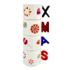 Outlet RAINBOW CHRISTMAS Lot de 4 mug de noel alphabet