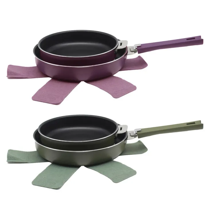 Clearance LET'S COOK Lot de 2 poeles colorees