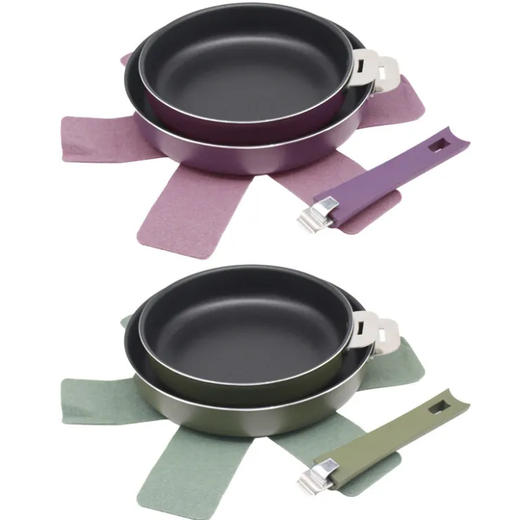 Clearance LET'S COOK Lot de 2 poeles colorees