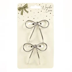 Hot NORDIC LOVE Lot de 2 ronds de table noeud