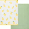 New SIMPLY Lot de 2 torchons citron 45*65cm