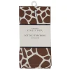 Discount KITCHEN COLLECTION Lot de deux torchons girafe