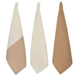 Online KITCHEN COLLECTION Lot x3 torchons gaufres 50x70cm