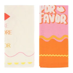 Discount KITCHEN COLLECTION Lot x2 torchons more amore 45*65