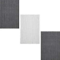 Outlet SIMPLY Lot x3 torchons rayes ass