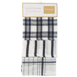 Outlet SIMPLY Lot x3 torchons vaisselle ass 6