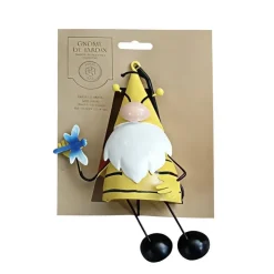 Clearance GARDEN LIFE FDR Lutin metal suspendu ass jaune &