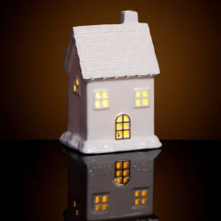 Outlet Maison blanche et doree avec led