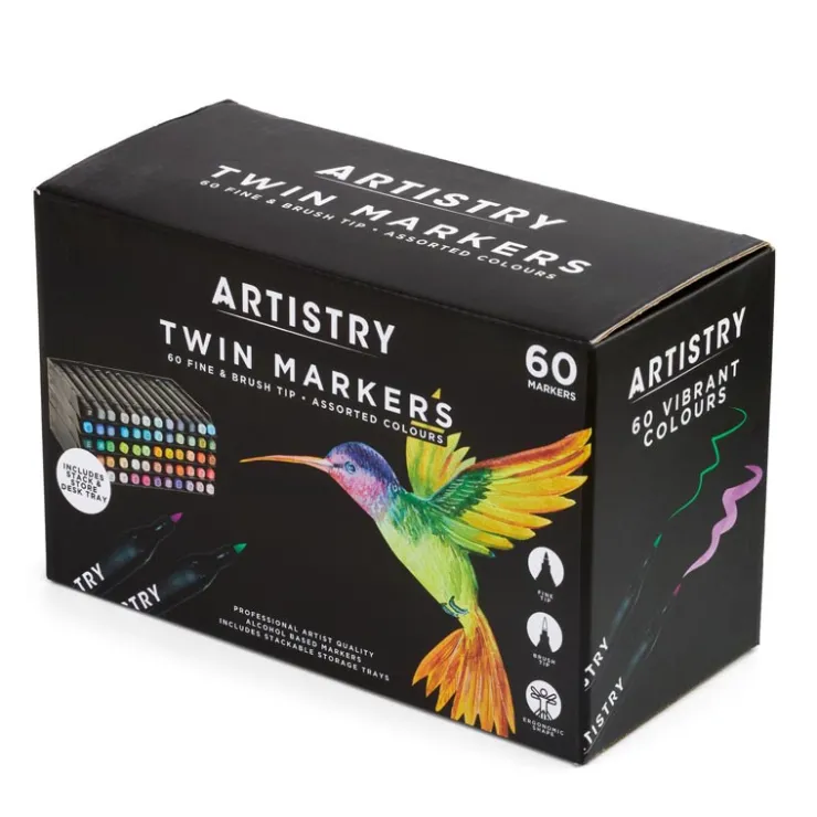 Discount ARTISTRY Marqueurs doubles alcool x60