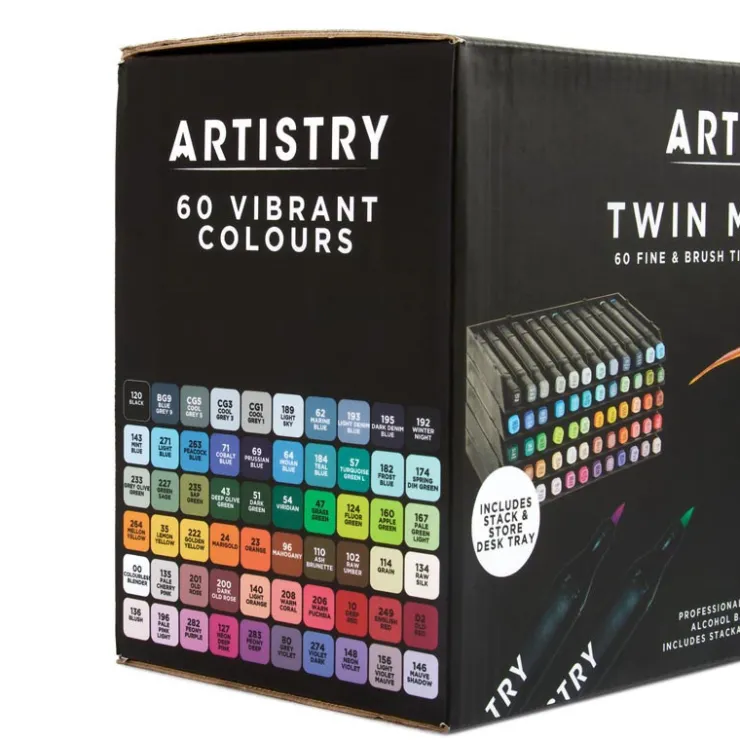 Discount ARTISTRY Marqueurs doubles alcool x60