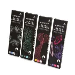 Sale ARTISTRY Marqueurs sur verre x4