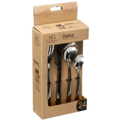 New SECRET DE GOURMET Menagere 24pcs inox deka