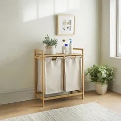 Clearance BATHROOM COLLECTION Meuble 2 bacs a linge