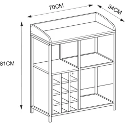 Best BROOKLYN Meuble cuisine multi rangement
