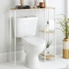 Sale SPACEWAYS Meuble dessus wc blanc