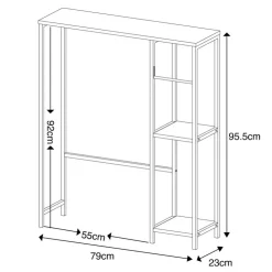 Sale SPACEWAYS Meuble dessus wc blanc