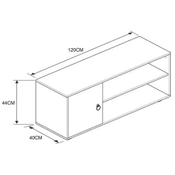 New HOME COLLECTION Meuble tele cube