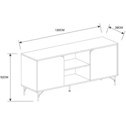 Hot MAYFAIR Meuble television creme