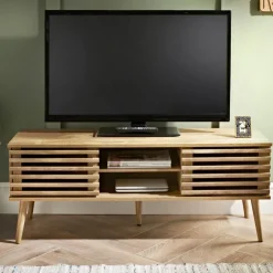 Clearance AXEL Meuble tv portes coulissantes