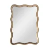 Clearance THE MIRROR COLLECTION Miroir bord ondules bois