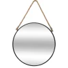 Sale Miroir metal corde d38cm