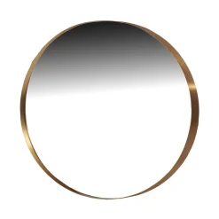 Sale PURE HARMONY Miroir rond dore 80cm