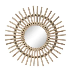 Discount NATURAL HOME Miroir rotin d50cm
