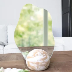 Clearance NATURAL HOME Miroir support marbre