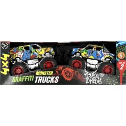 Monster truck graffiti x2