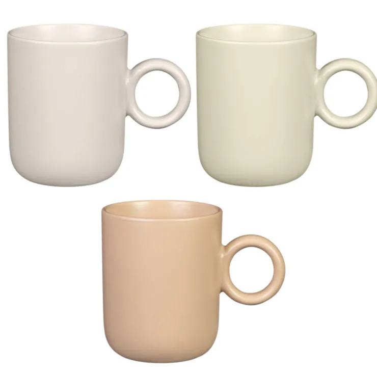 Outlet KITCHEN COLLECTION Mug anse ronde 3 ass