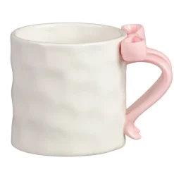 Sale KITCHEN COLLECTION Mug blanc effet bulle avec anse