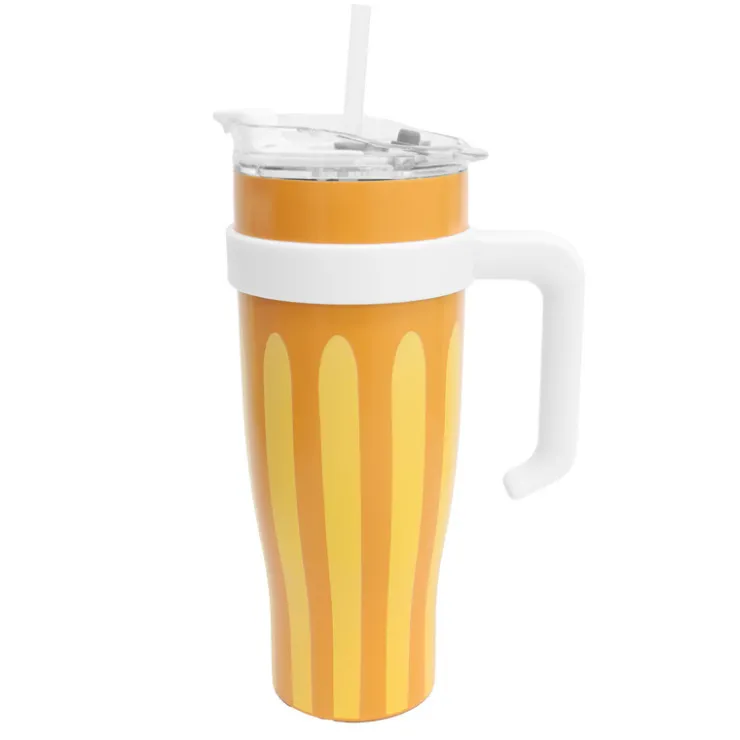 SIMPLY SUMMER Mug de transport miami raye