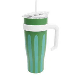 SIMPLY SUMMER Mug de transport miami raye