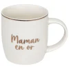 Outlet SECRET DE GOURMET Mug m famille en or 34cl
