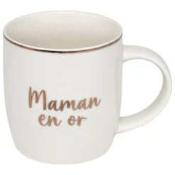 Outlet SECRET DE GOURMET Mug m famille en or 34cl