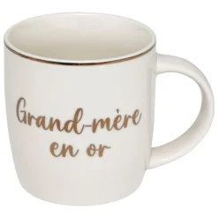 Outlet SECRET DE GOURMET Mug m famille en or 34cl