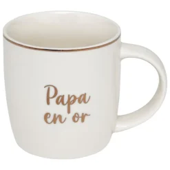 Outlet SECRET DE GOURMET Mug m famille en or 34cl