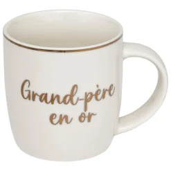 Outlet SECRET DE GOURMET Mug m famille en or 34cl