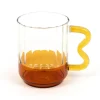 Best KITCHEN COLLECTION Mug strie anse orange