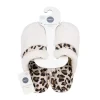 New Mule bouclette et leopard femme