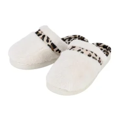 New Mule bouclette et leopard femme