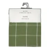 Discount KITCHEN COLLECTION Nappe a carreaux vert et blanc