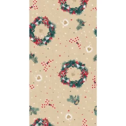 Nappe damasee 1.18x6m kraft cour