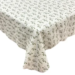 New SECRET FOREST Nappe imprime feuillage 132x230