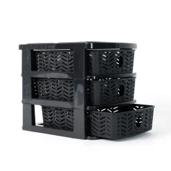 SIMPLY Organiseur 3 tiroirs chevron